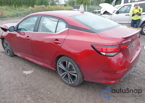 2020 Nissan Sentra Sr Xtronic Cvt из США, поврежденный, VIN 3N1AB8DV3LY288175